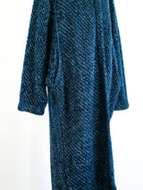 Missoni Blue Lurex Maxi Cardigan Jacket arcadeshops.com