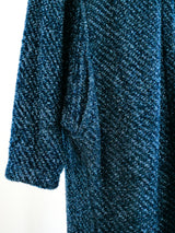 Missoni Blue Lurex Maxi Cardigan Jacket arcadeshops.com