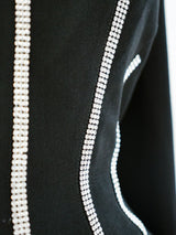 Thierry Mugler Rhinestone Trimmed Skirt Ensemble Suit arcadeshops.com