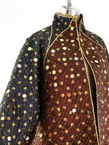 Geoffrey Beene Quilted Paillette Jacket Jacket arcadeshops.com