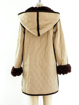 Yves Saint Laurent Russian Collection Fur Lined Quilted Jacket Jacket arcadeshops.com