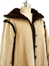 Yves Saint Laurent Russian Collection Fur Lined Quilted Jacket Jacket arcadeshops.com