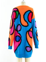 Multicolor Mohair Sweater Dress Dress arcadeshops.com
