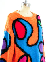Multicolor Mohair Sweater Dress Dress arcadeshops.com