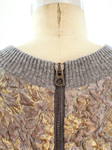 Dolce and Gabbana Textured Sweater Dress Dress arcadeshops.com