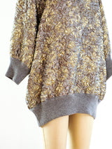Dolce and Gabbana Textured Sweater Dress Dress arcadeshops.com