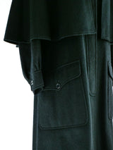 Yves Saint Laurent Caped Overcoat Jacket arcadeshops.com