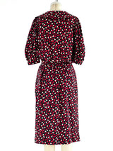 Yves Saint Laurent Polka Dot Silk Dress Dress arcadeshops.com
