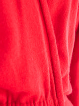 Halston Red Cashmere Wrap Dress Dress arcadeshops.com