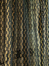 Bohemian Black and Gold Knit Dress Dress arcadeshops.com