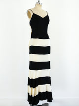 Moschino Graphic Striped Maxi Dress Dress arcadeshops.com
