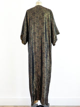 Holly's Harp Black and Gold Lame Duster Jacket arcadeshops.com