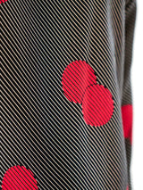 Chloe Dot Print Ruffled Blouse Top arcadeshops.com