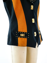 1980's Studded Sleeveless Jacket Jacket arcadeshops.com