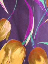 Ungaro Tulip Printed Silk Blouse Top arcadeshops.com