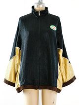 Gucci Metallic Zip Front Athletic Jacket Jacket arcadeshops.com