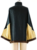 Gucci Metallic Zip Front Athletic Jacket Jacket arcadeshops.com