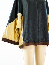 Gucci Metallic Zip Front Athletic Jacket Jacket arcadeshops.com