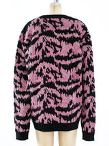 Gucci Metallic Tiger Face Sweater Top arcadeshops.com