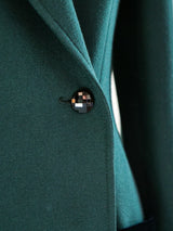 Ungaro Velvet Trimmed Coat Dress Dress arcadeshops.com