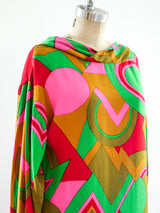 Leo Narducci Hooded Graphic Print Dress Dress arcadeshops.com