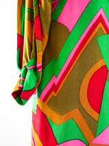 Leo Narducci Hooded Graphic Print Dress Dress arcadeshops.com