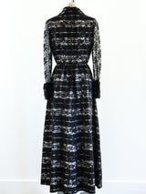 Geoffrey Beene Lace Overlay Maxi Dress Dress arcadeshops.com