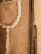 Cropped Shearling Tie Front Jacket Jacket arcadeshops.com