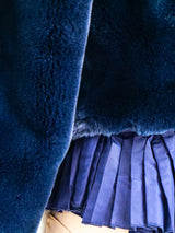 Christian Dior Faux Fur Ruffled Wrap Jacket Jacket arcadeshops.com