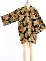 Metallic Butterfly Brocade Kimono Jacket Jacket arcadeshops.com