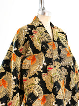 Metallic Butterfly Brocade Kimono Jacket Jacket arcadeshops.com