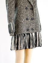 Fendi Yarn Fringed Tweed Jacket Jacket arcadeshops.com