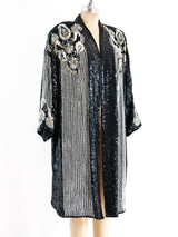 Fully Embellished Deco Inspired Duster Jacket arcadeshops.com