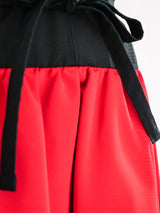 Yves Saint Laurent Red and Black Cocktail Dress Dress arcadeshops.com