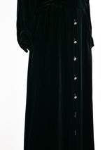 Calvin Klein Silk Velvet Maxi Dress Dress arcadeshops.com