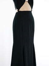 Valentino Rhinestone Star Gown Dress arcadeshops.com