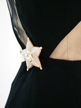 Valentino Rhinestone Star Gown Dress arcadeshops.com