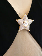 Valentino Rhinestone Star Gown Dress arcadeshops.com