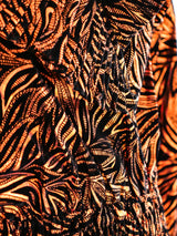 Diane Freis Metallic Copper Gown Dress arcadeshops.com