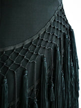 Gianni Versace Tassel Fringed Mini Skirt Bottom arcadeshops.com