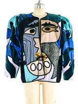 Judith Roberts Art To Wear Face Jacket Jacket arcadeshops.com