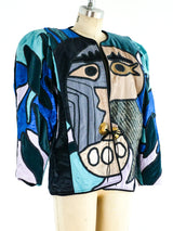Judith Roberts Art To Wear Face Jacket Jacket arcadeshops.com