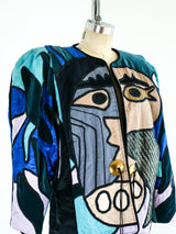Judith Roberts Art To Wear Face Jacket Jacket arcadeshops.com