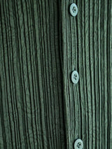 Issey Miyake Pleated Button Front Shirt Top arcadeshops.com