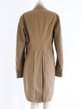 Dries Van Noten Khaki Tailcoat Jacket arcadeshops.com