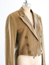 Dries Van Noten Khaki Tailcoat Jacket arcadeshops.com