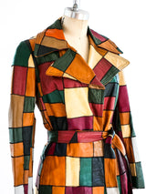 1970's Patchwork Leather Jacket Jacket arcadeshops.com