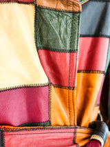 1970's Patchwork Leather Jacket Jacket arcadeshops.com