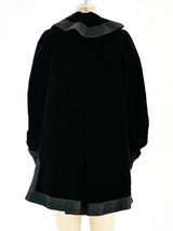 Edwardian Velvet Lantern Sleeve Jacket Jacket arcadeshops.com