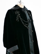 Edwardian Velvet Lantern Sleeve Jacket Jacket arcadeshops.com